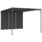Gazebo da Giardino con Tenda Laterale 4x3x2,25 m Antracite Gazebo da Giardino con Tenda Laterale 4x3x2,25 m Antracite