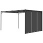 Gazebo da Giardino con Tenda Laterale 4x3x2,25 m Antracite Gazebo da Giardino con Tenda Laterale 4x3x2,25 m Antracite