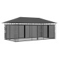 vidaXL Gazebo con Zanzariera 6x3x2,73 m Antracite vidaXL Gazebo con Zanzariera 6x3x2,73 m Antracite