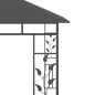 Gazebo con Zanzariera 3x3x2,73 m Antracite 180 g/m²