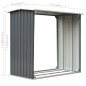 vidaXL Capannone da Giardino in Acciaio Zincato 172x91x154cm Grigio vidaXL Capannone da Giardino in Acciaio Zincato 172x91x154cm Grigio