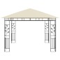 Gazebo con Zanzariera 3x3x2,73 m Crema 180 g/m² Gazebo con Zanzariera 3x3x2,73 m Crema 180 g/m²