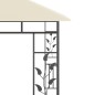 Gazebo con Zanzariera 3x3x2,73 m Crema 180 g/m² Gazebo con Zanzariera 3x3x2,73 m Crema 180 g/m²