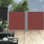 Tenda da Sole Laterale Retrattile Marrone 120x600 cm Tenda da Sole Laterale Retrattile Marrone 120x600 cm