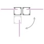Tenda da Sole Laterale Retrattile Marrone 120x600 cm Tenda da Sole Laterale Retrattile Marrone 120x600 cm