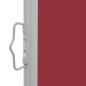 Tenda Laterale Retrattile per Patio 80x300 cm Rosso