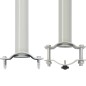 Tenda Laterale Retrattile per Patio 60x300 cm Grigia Tenda Laterale Retrattile per Patio 60x300 cm Grigia