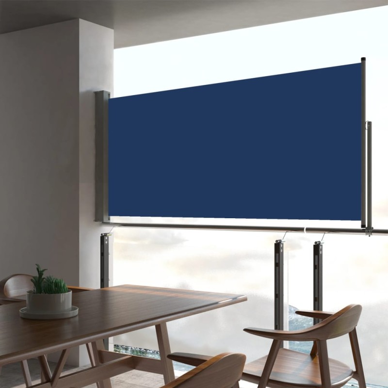 Tenda Laterale Retrattile per Patio 60x300 cm Blu Tenda Laterale Retrattile per Patio 60x300 cm Blu