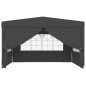 vidaXL Gazebo Professionale con Pareti 4x4 m Antracite 90 g/m² vidaXL Gazebo Professionale con Pareti 4x4 m Antracite 90 g/m²