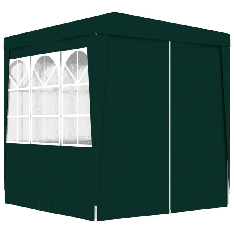 Gazebo Professionale con Pareti 2,5x2,5 m Verde 90 g/m² Gazebo Professionale con Pareti 2,5x2,5 m Verde 90 g/m²
