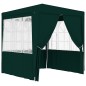 Gazebo Professionale con Pareti 2,5x2,5 m Verde 90 g/m² Gazebo Professionale con Pareti 2,5x2,5 m Verde 90 g/m²