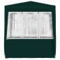 Gazebo Professionale con Pareti 2,5x2,5 m Verde 90 g/m² Gazebo Professionale con Pareti 2,5x2,5 m Verde 90 g/m²
