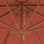 Ombrellone da Esterni con Palo in Legno 300 cm Terracotta Ombrellone da Esterni con Palo in Legno 300 cm Terracotta