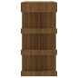 Tavolo Bar con Ripiano Rovere Marrone 100x50x101,5cm Truciolato Tavolo Bar con Ripiano Rovere Marrone 100x50x101,5cm Truciolato