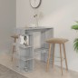 Tavolo Bar con Ripiano Grigio Sonoma 100x50x101,5 cm Tavolo Bar con Ripiano Grigio Sonoma 100x50x101,5 cm