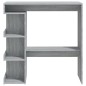 Tavolo Bar con Ripiano Grigio Sonoma 100x50x101,5 cm Tavolo Bar con Ripiano Grigio Sonoma 100x50x101,5 cm