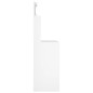 Toeletta con LED Bianco 96x40x142 cm Toeletta con LED Bianco 96x40x142 cm