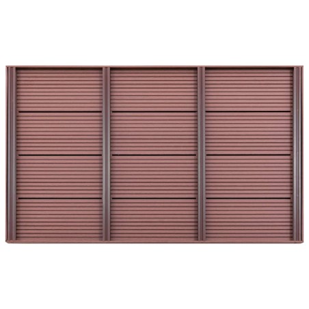 Pedana per Doccia Solare Marrone 101x63x5,5 cm in WPC