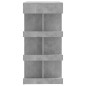 Tavolo Bar con Ripiani Grigio Cemento 100x50x101,5cm Truciolato Tavolo Bar con Ripiani Grigio Cemento 100x50x101,5cm Truciolato