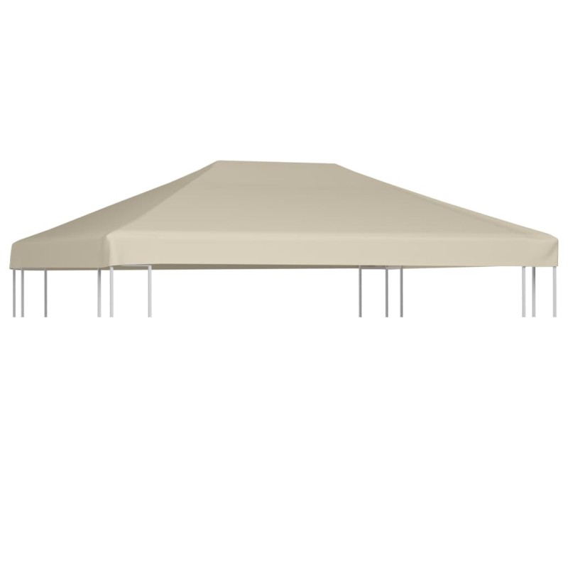 Copertura Superiore per Gazebo 310 g/m² 4x3m Beige Copertura Superiore per Gazebo 310 g/m² 4x3m Beige