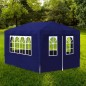 vidaXL Tenda per Feste 3x4 m Blu vidaXL Tenda per Feste 3x4 m Blu