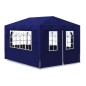 vidaXL Tenda per Feste 3x4 m Blu vidaXL Tenda per Feste 3x4 m Blu