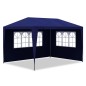vidaXL Tenda per Feste 3x4 m Blu vidaXL Tenda per Feste 3x4 m Blu