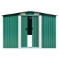 Capanno da Giardino Verde 257x990x181cm in Acciaio Zincato Capanno da Giardino Verde 257x990x181cm in Acciaio Zincato
