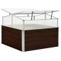 vidaXL Serra Marrone 100x100x85 cm in Acciaio Zincato vidaXL Serra Marrone 100x100x85 cm in Acciaio Zincato