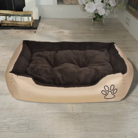 vidaXL Letto Caldo per Cani con Cuscino Imbottito L
