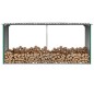 Capannone da Giardino in Acciaio Zincato 330x92x153cm Verde Capannone da Giardino in Acciaio Zincato 330x92x153cm Verde