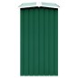Capannone da Giardino in Acciaio Zincato 330x92x153cm Verde Capannone da Giardino in Acciaio Zincato 330x92x153cm Verde