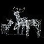 Decorazioni di Natale a Forma di Renne 3 pz 229 LED Decorazioni di Natale a Forma di Renne 3 pz 229 LED