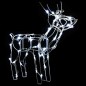 Decorazioni di Natale a Forma di Renne 3 pz 229 LED Decorazioni di Natale a Forma di Renne 3 pz 229 LED