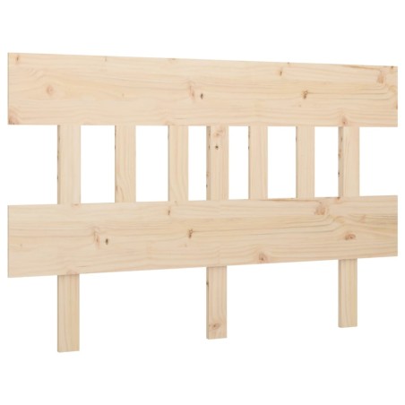 Testiera per Letto 143,5x3x81 cm in Legno Massello di Pino