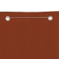 Paravento per Balcone Terracotta 160x240 cm in Tessuto Oxford