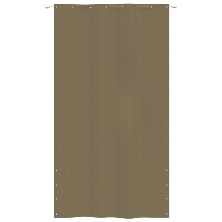 Paravento per Balcone Tortora 160x240 cm in Tessuto Oxford