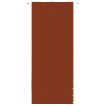 Paravento per Balcone Terracotta 100x240 cm in Tessuto Oxford