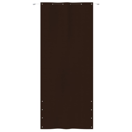 Paravento per Balcone Marrone 120x240 cm in Tessuto Oxford