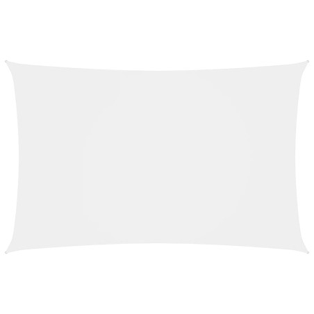 Parasole a Vela Oxford Rettangolare 2x5 m Bianco