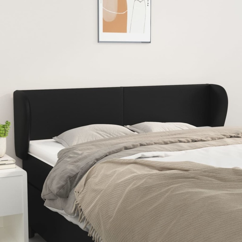 Testiera ad Orecchio Grigio 147x23x78/88 cm in Similpelle Testiera ad Orecchio Grigio 147x23x78/88 cm in Similpelle