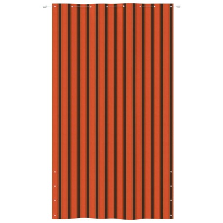 Paravento Balcone Arancione e Marrone 160x240 cm Tessuto Oxford