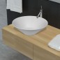 Lavello da Bagno in Ceramica Porcellana Bacino Bianco Lavello da Bagno in Ceramica Porcellana Bacino Bianco