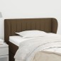 Testiera ad Orecchio Marrone Scuro 83x23x78/88 cm in Tessuto Testiera ad Orecchio Marrone Scuro 83x23x78/88 cm in Tessuto