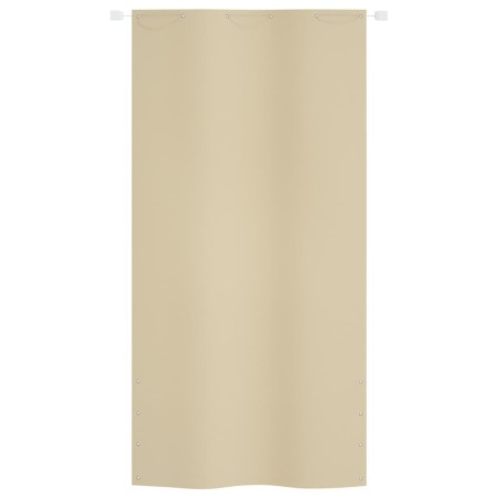 Paravento per Balcone Beige 120x240 cm in Tessuto Oxford