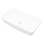 Lavello Bianco in Ceramica di Lusso Rettangolare 71 x 39 cm