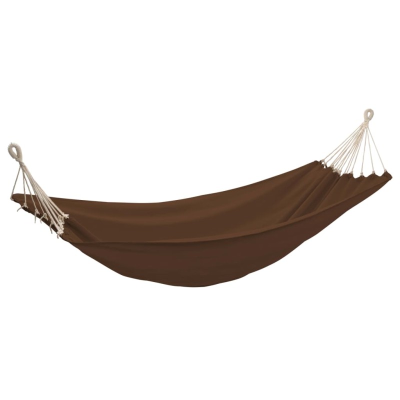 vidaXl Amaca Pieghevole per 2 Persone Marrone 360 x 150 cm vidaXl Amaca Pieghevole per 2 Persone Marrone 360 x 150 cm