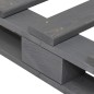 vidaXL Giroletto in Pallet Grigio Legno Massello di Pino 180x200 cm vidaXL Giroletto in Pallet Grigio Legno Massello di Pino 180x200 cm