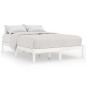 Giroletto Bianco in Legno Massello 150x200 cm 5FT King Size