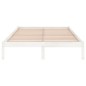 Giroletto Bianco in Legno Massello 180x200 cm 6FT Super King Giroletto Bianco in Legno Massello 180x200 cm 6FT Super King